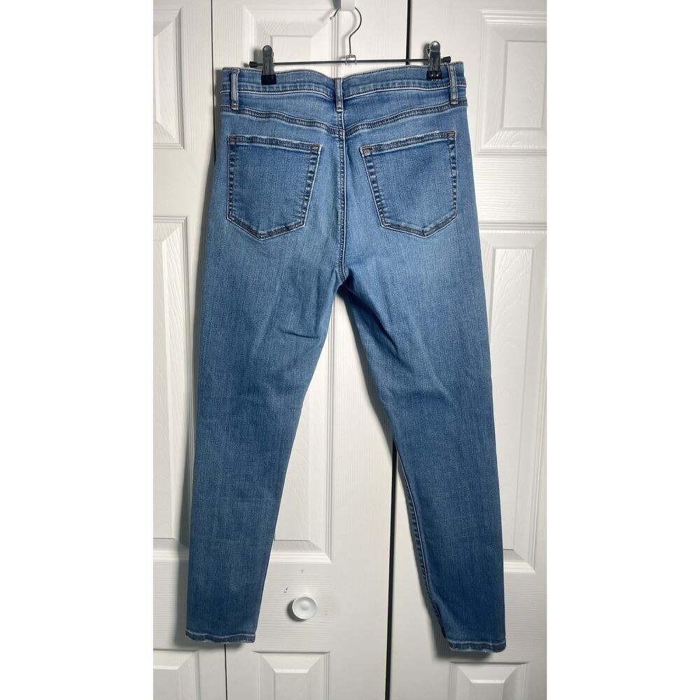 Loft Womens 28/6 High Rise Skinny Jeans Medium Wash (0081) View 2